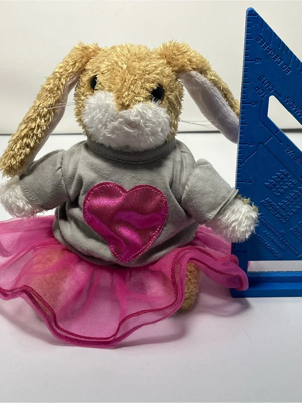 Douglas Bunny Rabbit Plush Stuffed Animal 6” Floppy Ears Pink Tutu Outfit Lovey